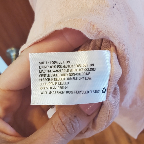 Pink/peach midi summer dress - Picture 4 of 4